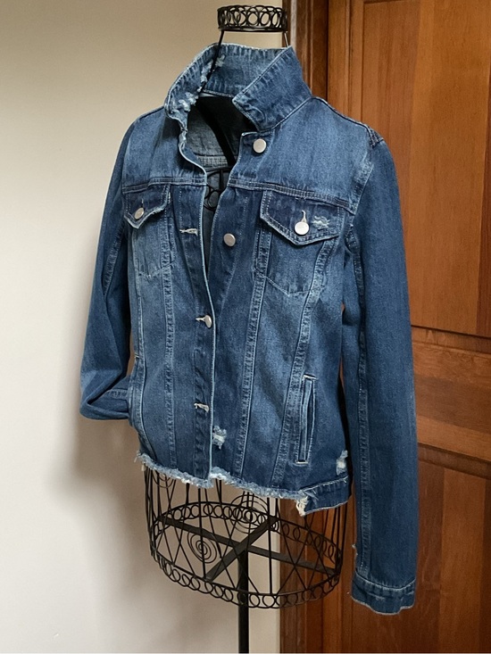 Joe's Jeans Jackets & Blazers - Joes jeans distressed Blue Denim Jacket - Women, Small